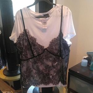 Torrid lace and tshirt